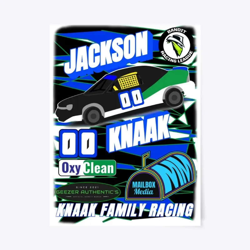 JKF RACING FAMILY POSTER 24X 18